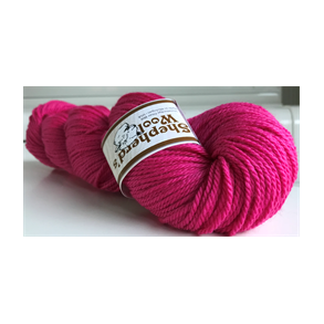 Shepherd's Worsted farge HOT PINK
